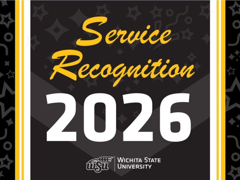 Service Recognition 2026 with Wichita State University logo