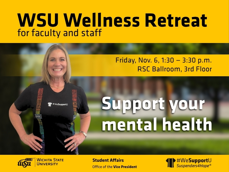 Dr. Lounsbery featured on invitation to WSU faculty and staff wellness retreat on November 6th, 2026 from 1:30 to 3:30 PM