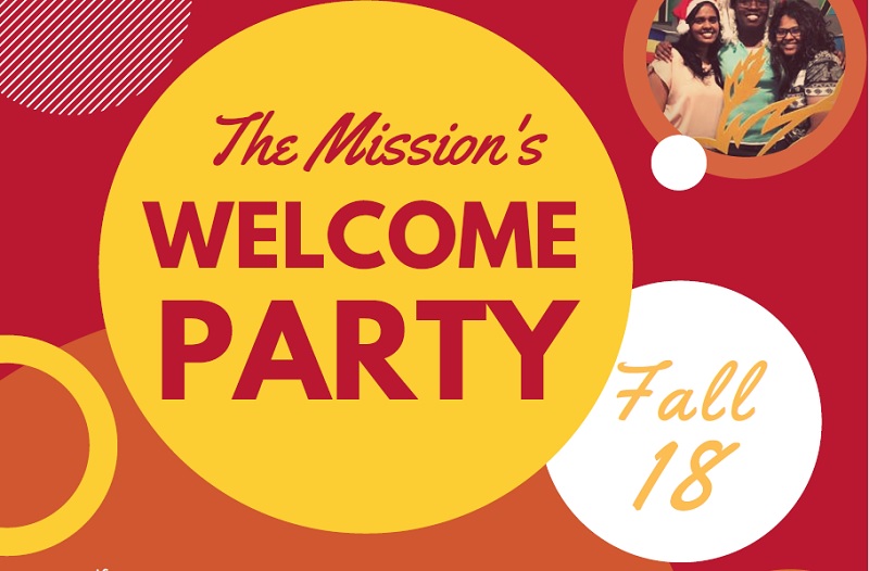 Welcome Party for new International Students Aug. 31, 2018