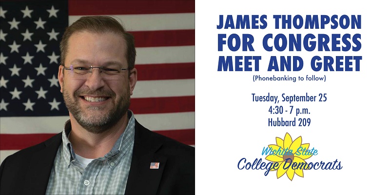 James Thompson meet-and-greet Sept. 25, 2018