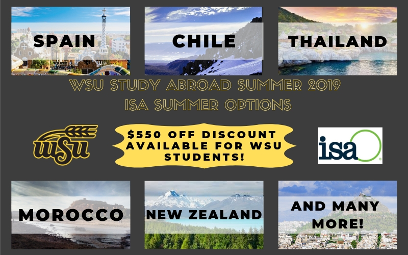 Study Abroad ISA discounts 2019
