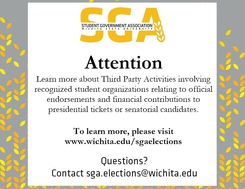 Third Party Activity w/SGA election
