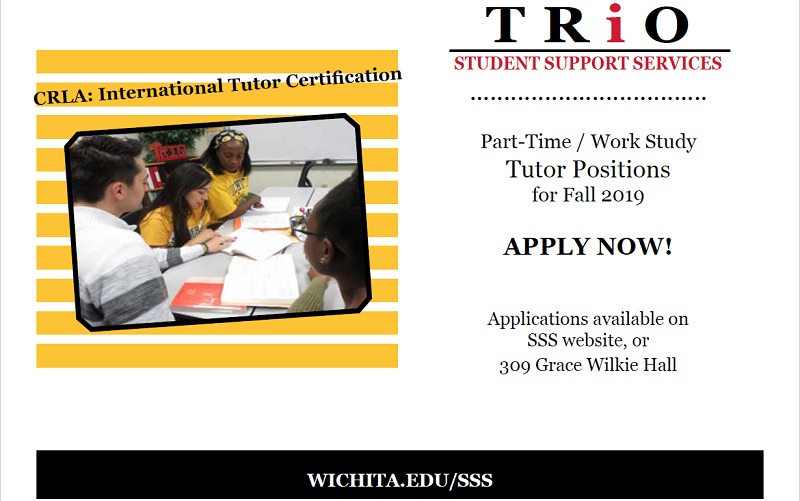 TRIO Tutors for fall 2019