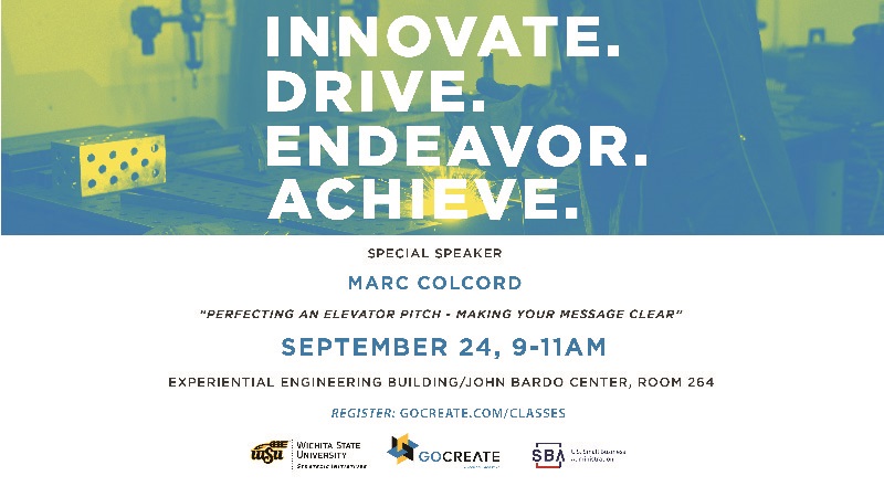 Pefecting an elevator pitch Sept. 24, 2019