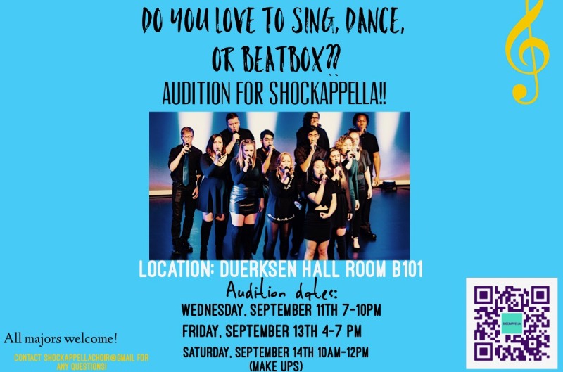Shockappella Auditions Sept. 2019