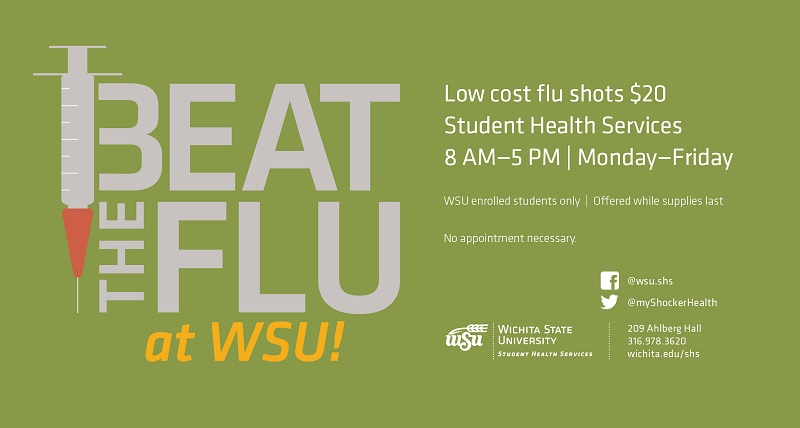 Flu shots for students fall 2019