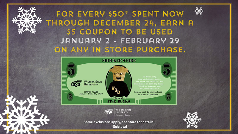 Earn Wu Bucks from the Shocker Store Earn Wu Bucks from the Shocker Store