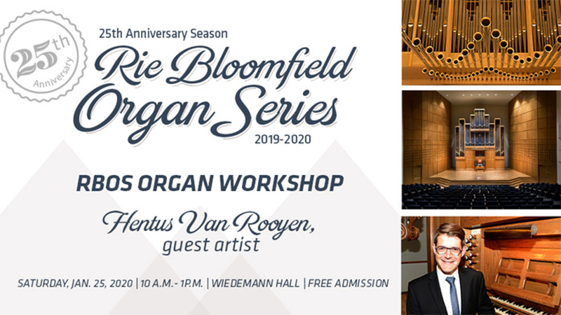 Rie Bloomfield Organ Series Workshop Rie Bloomfield Organ Series Workshop