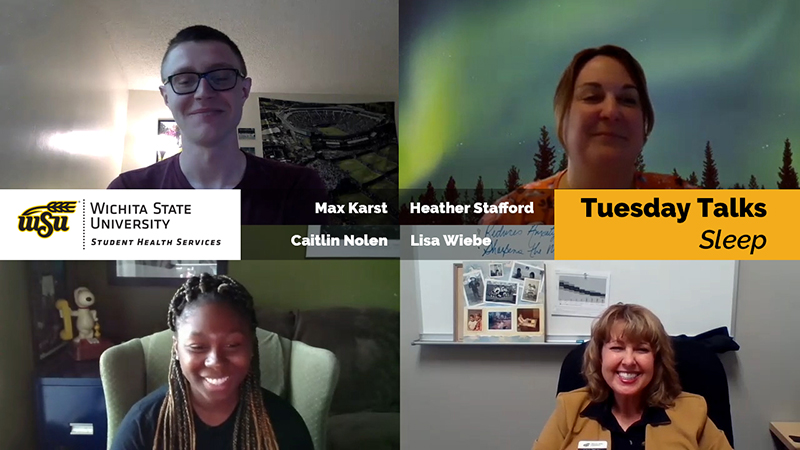 Tuesday Talks: Sleep Max Karst, Heather Stafford, Caitlin Nolen, Lisa Wiebe