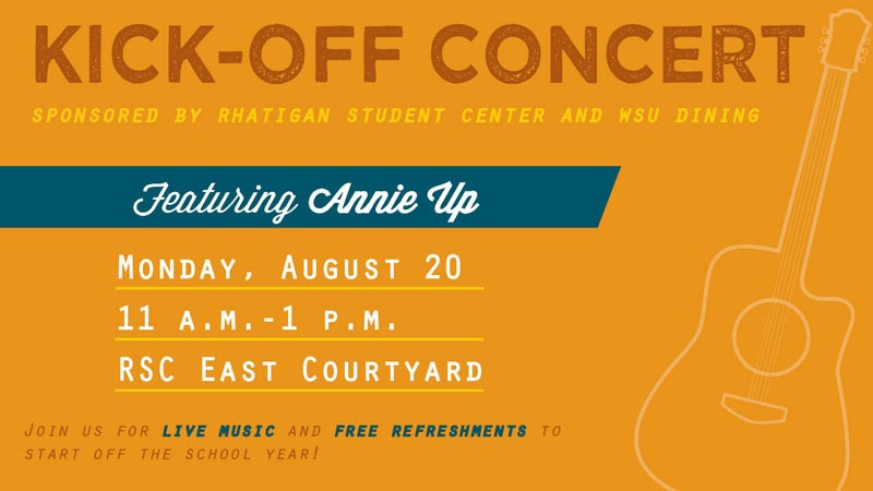 Kick-off Concert Aug. 20, 2018