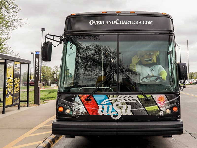 Wu driving shuttle bus