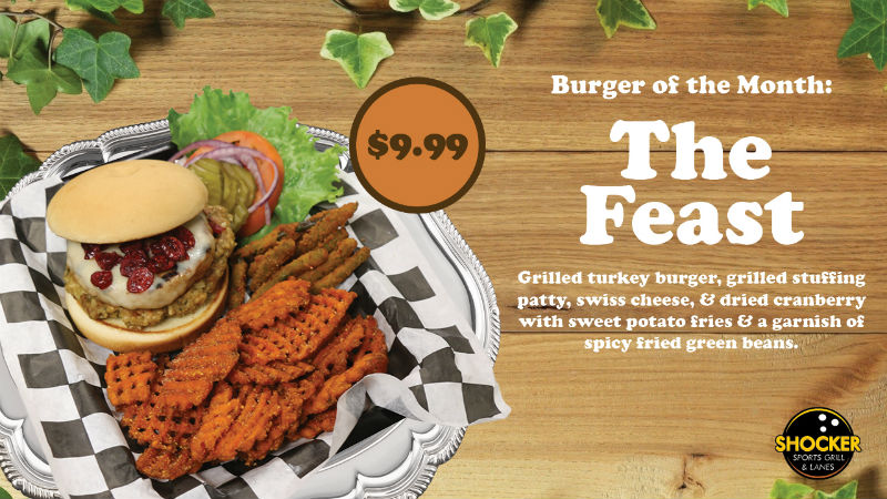 Burger of the Month at SSGL Nov. 2018