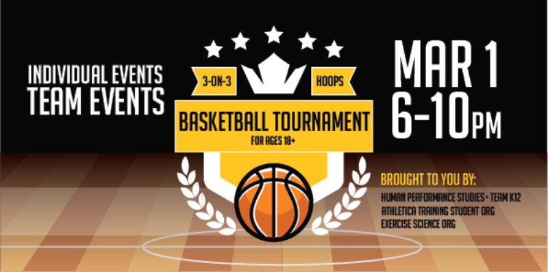 Three-on-three fundraising event March 1, 2019