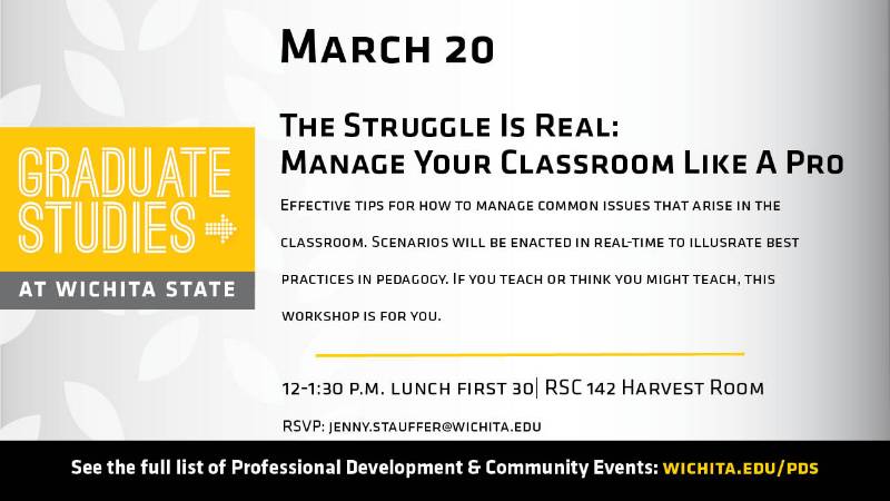 Grad School event March 20, 2019