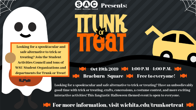 Trunk or Treat Oct. 19, 2019