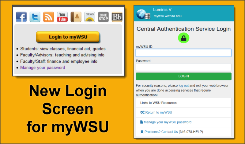 New login for myWSU