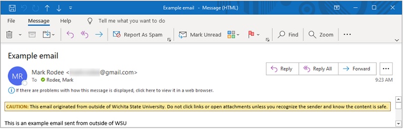 Email changes