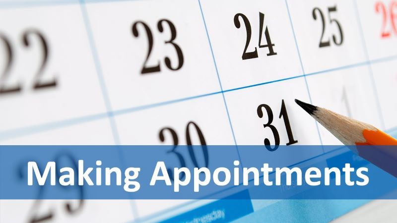 Zoom appointments