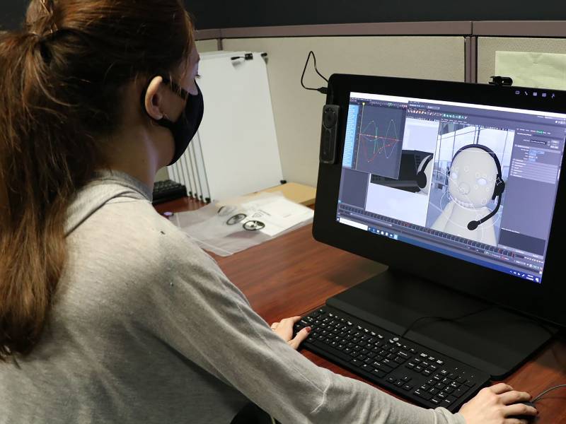 Animation students