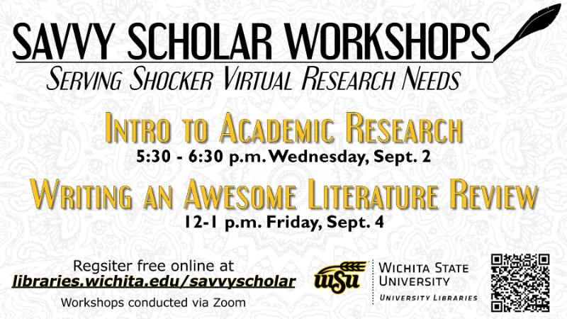 Free Savvy Scholar Workshops