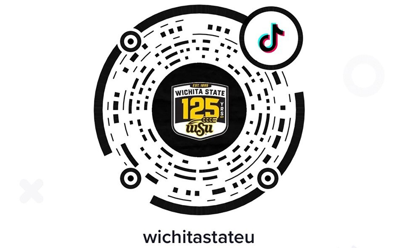 wichitastateu; The official account of Wichita State University. Go Shockers!; Scan TikCode to follow me; TikTok wichitastateu; The official account of Wichita State University. Go Shockers!; Scan TikCode to follow me; TikTok