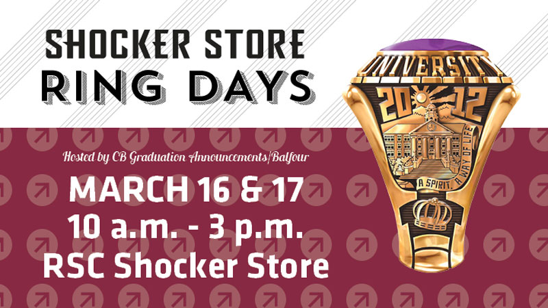Shocker Store Ring Days banner. 